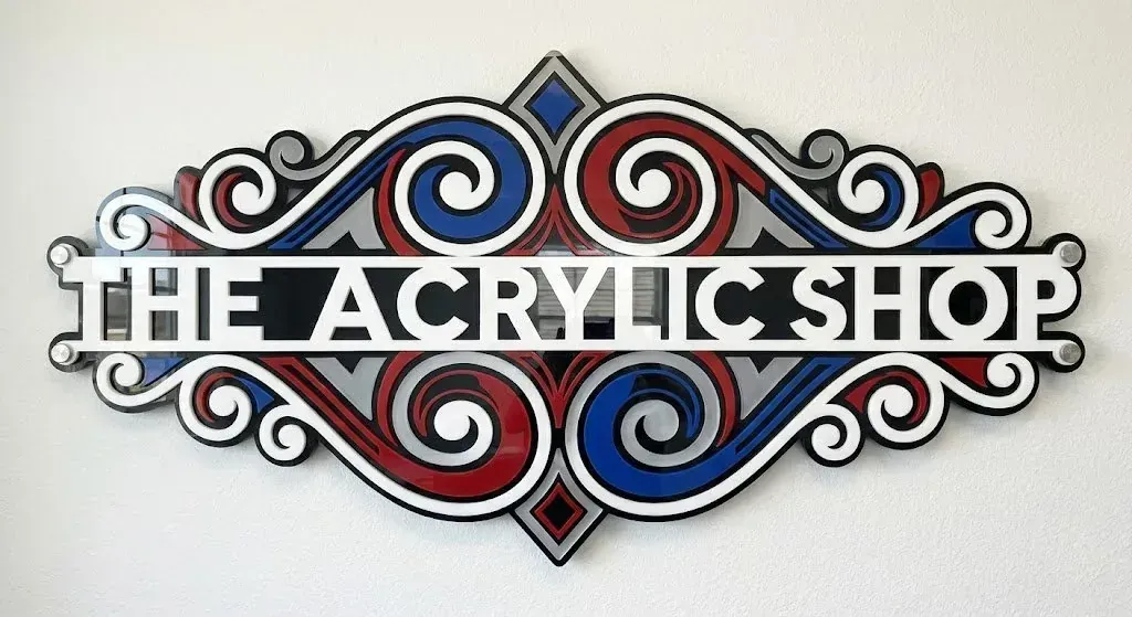 Custom laser-cut acrylic pieces