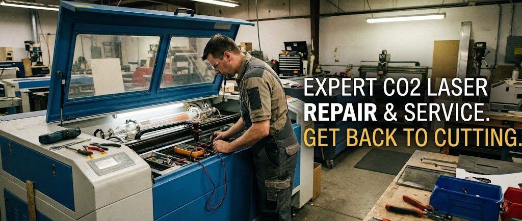 CO2 laser repair on-site