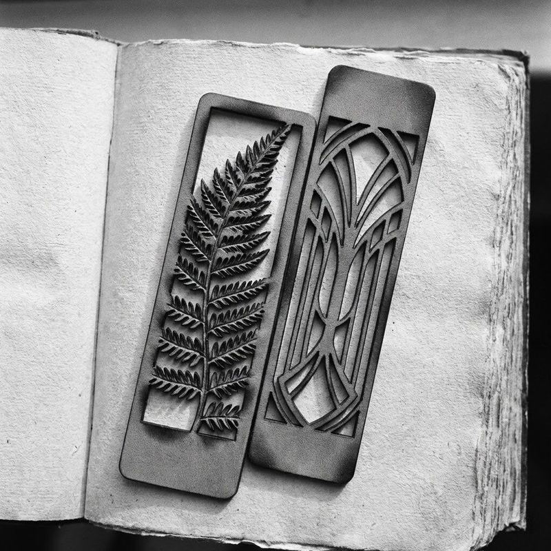 Laser-cut promotional bookmarks by American Laser Cutter