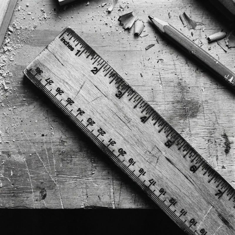 Laser-engraved branded ruler by American Laser Cutter