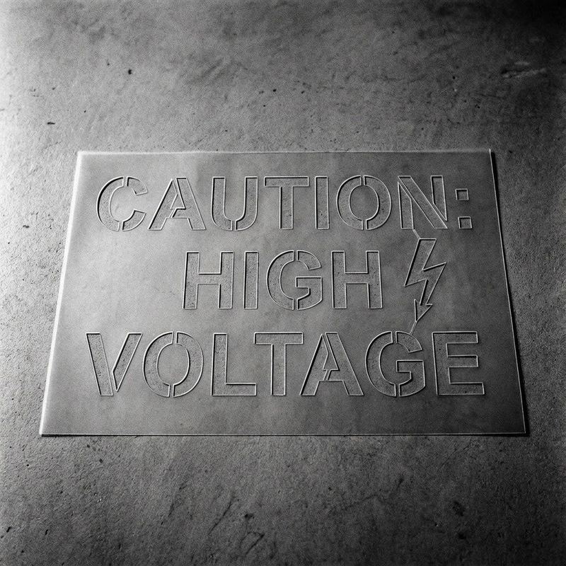 Reusable mylar stencil — sample 1