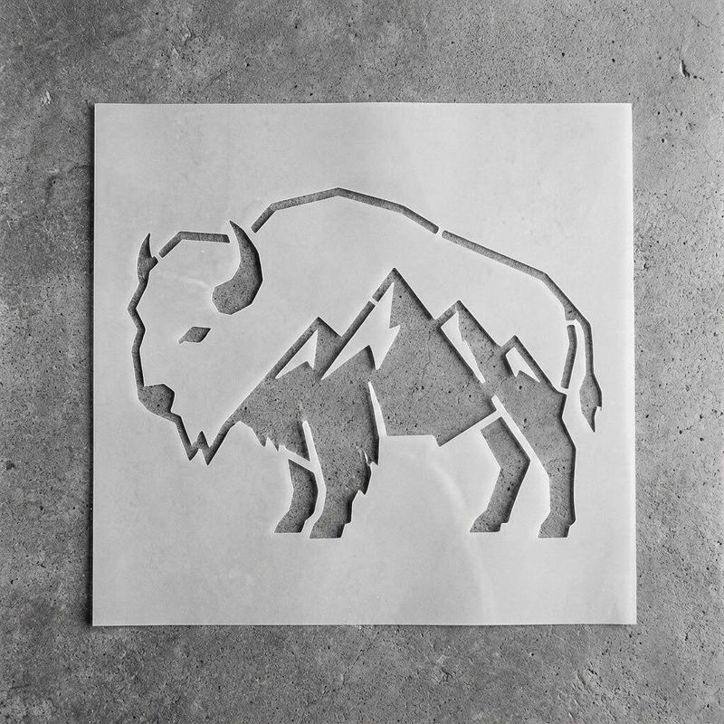 Reusable mylar stencil — sample 5