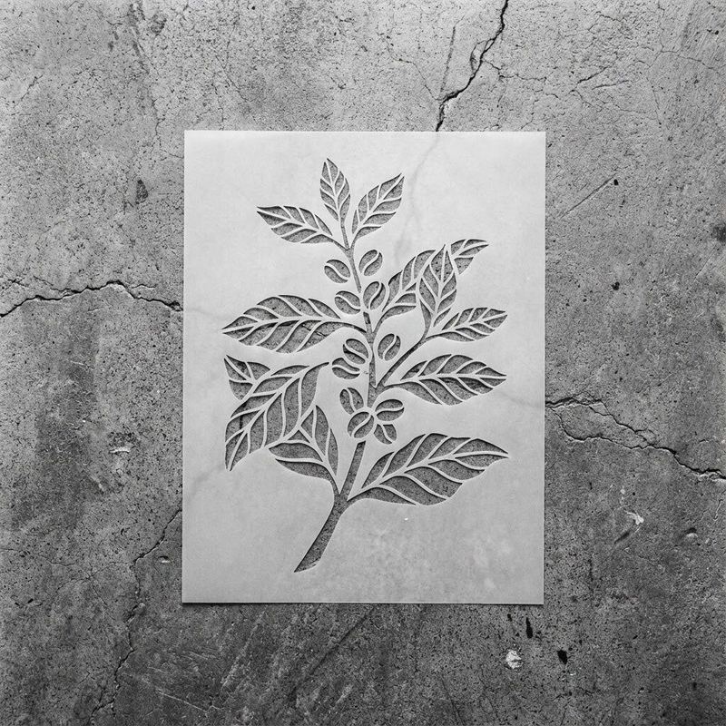 Reusable mylar stencil — sample 9