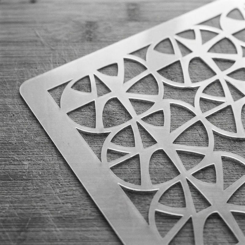 Reusable mylar stencil — sample 11