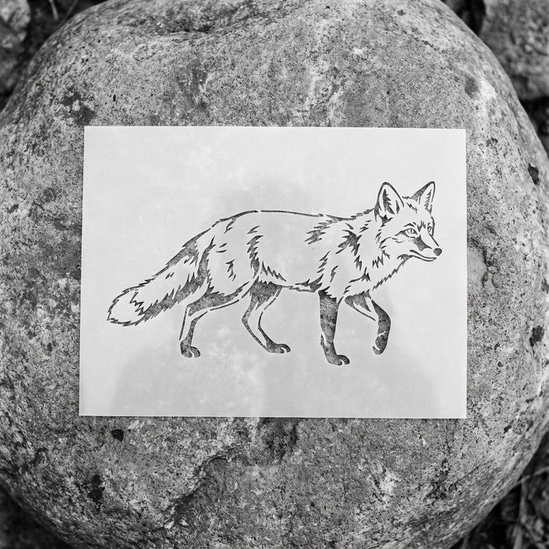 Reusable mylar stencil — sample 12